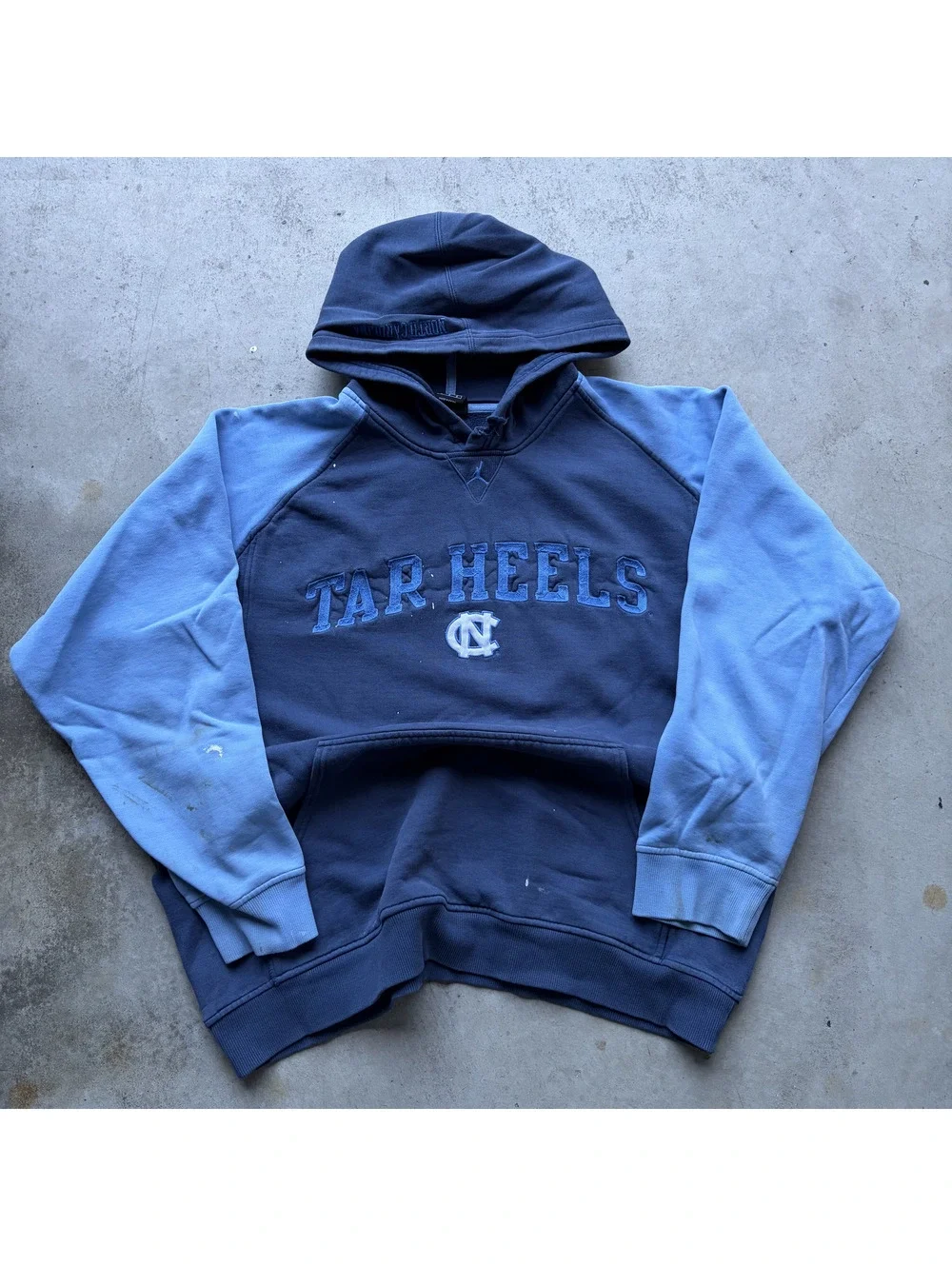 Jordan Tar Heels Hoodie Sweatshirt Size Large